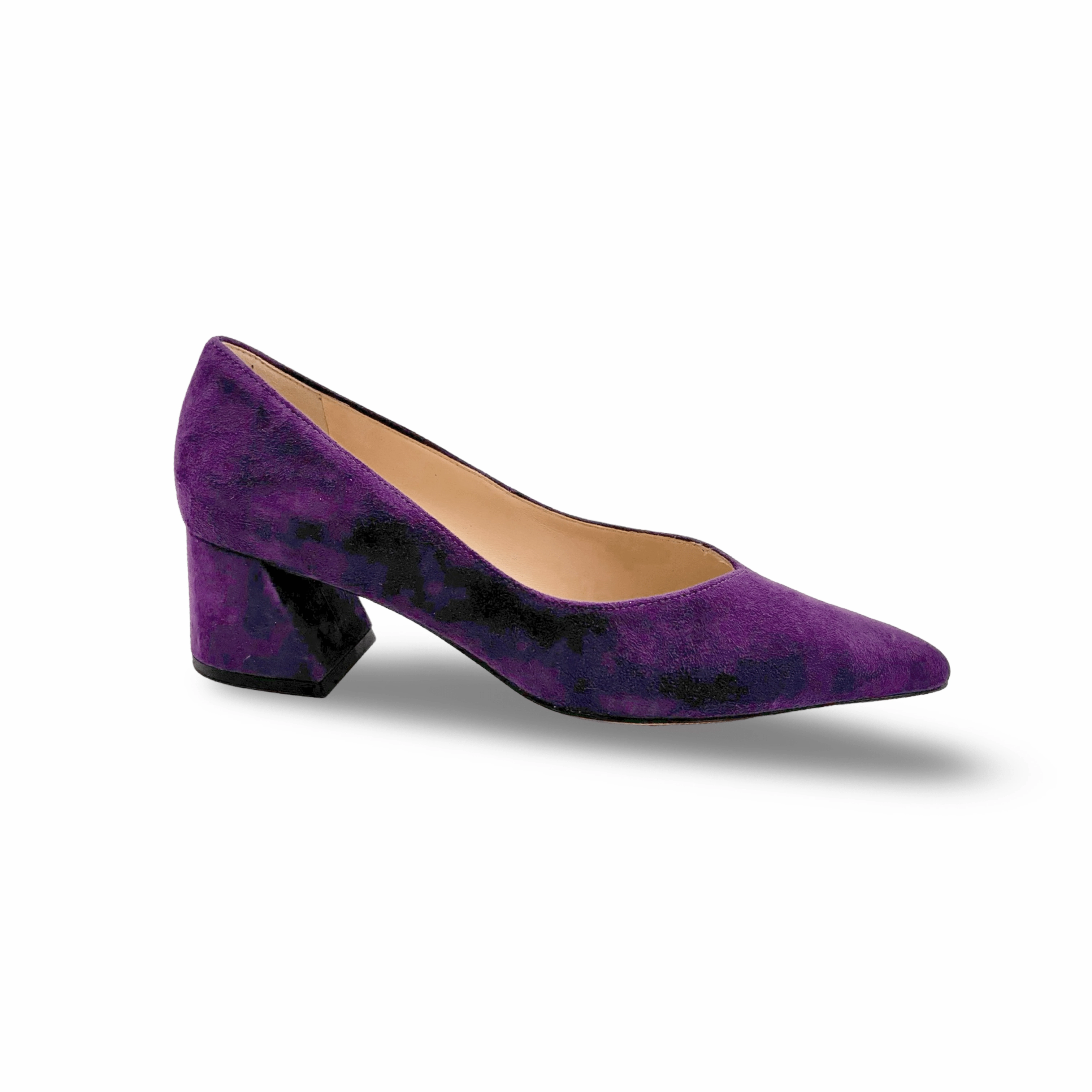 104502 Kim Purple Suede Pump