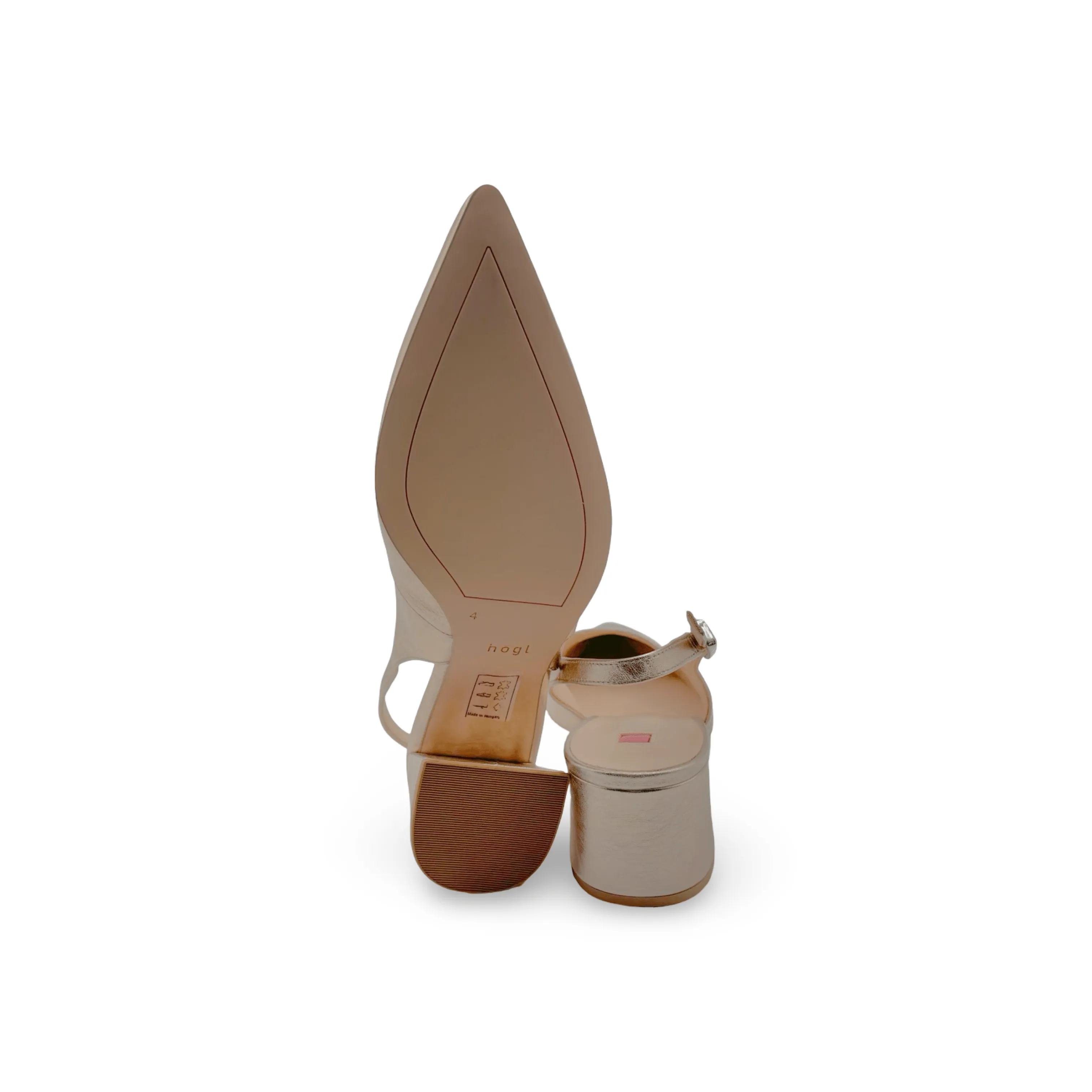 104611 Laura Gold Slingpump