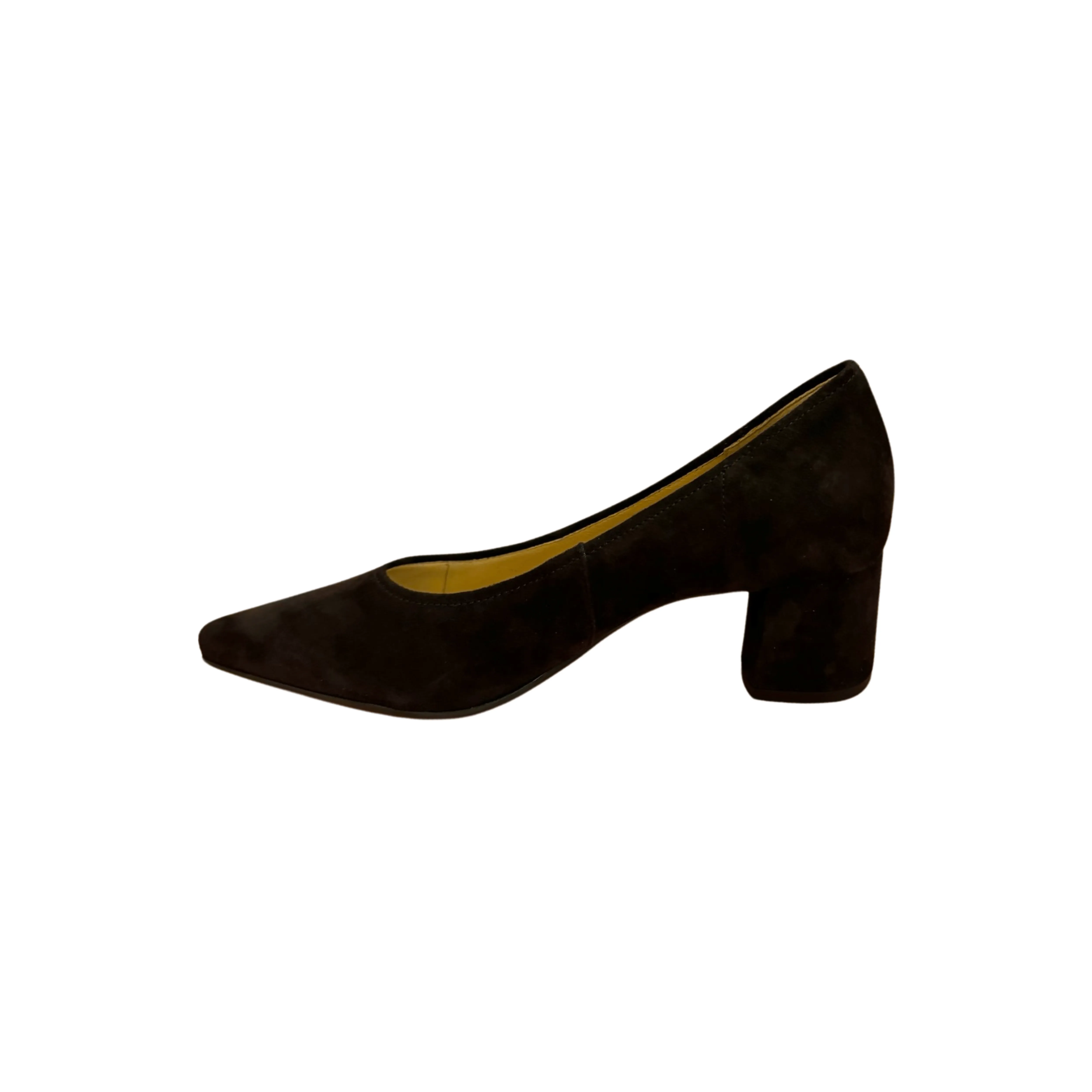 174512 Ocean Suede Classic Block Heel Pump