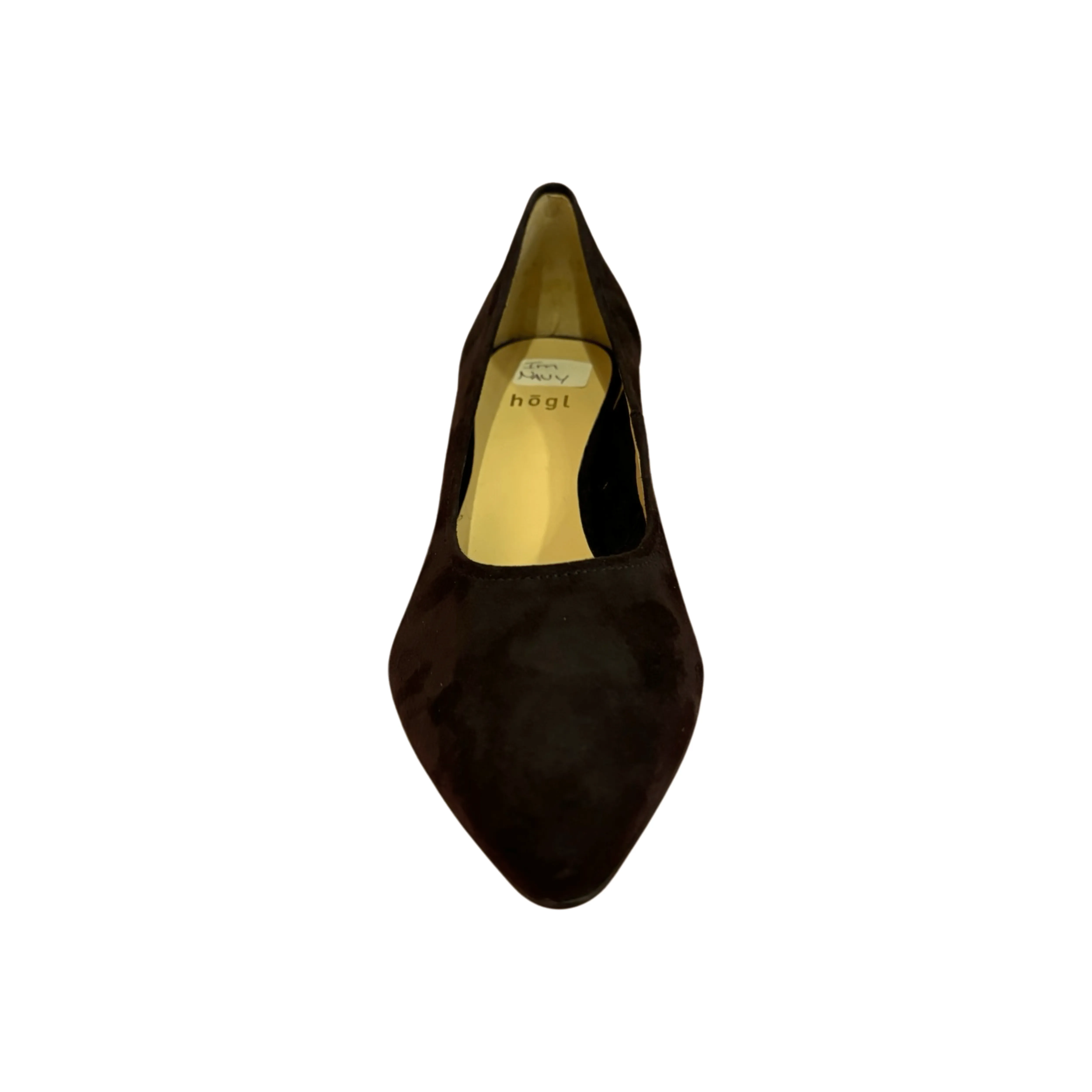 174512 Ocean Suede Classic Block Heel Pump