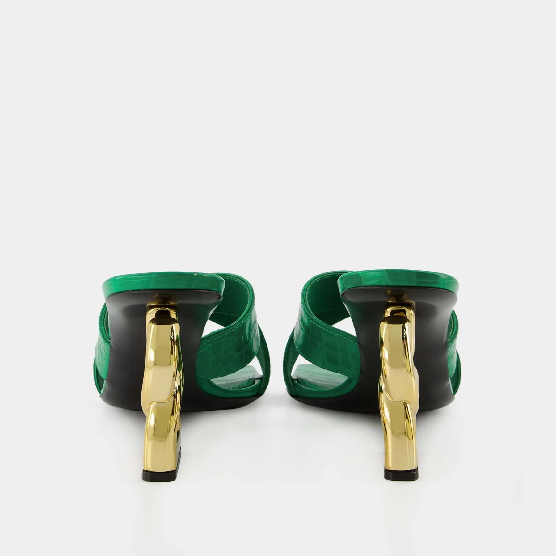 3.5 Mules - Dolce & Gabbana - Zerba/Verde - Leather