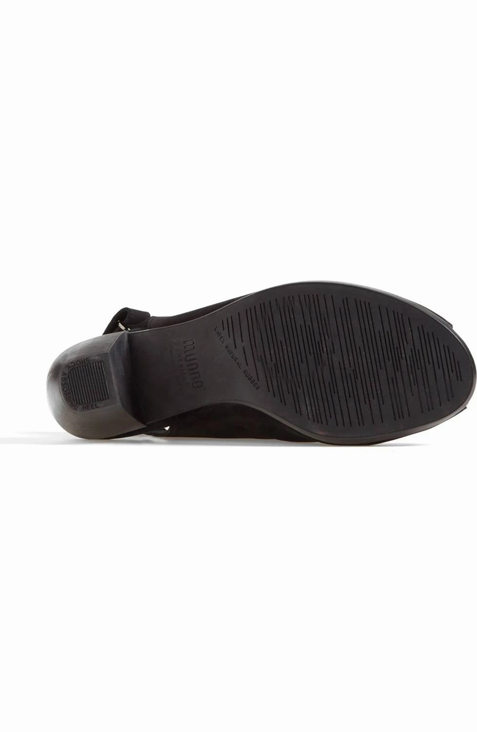 Abby Sandal In Black Nubuck