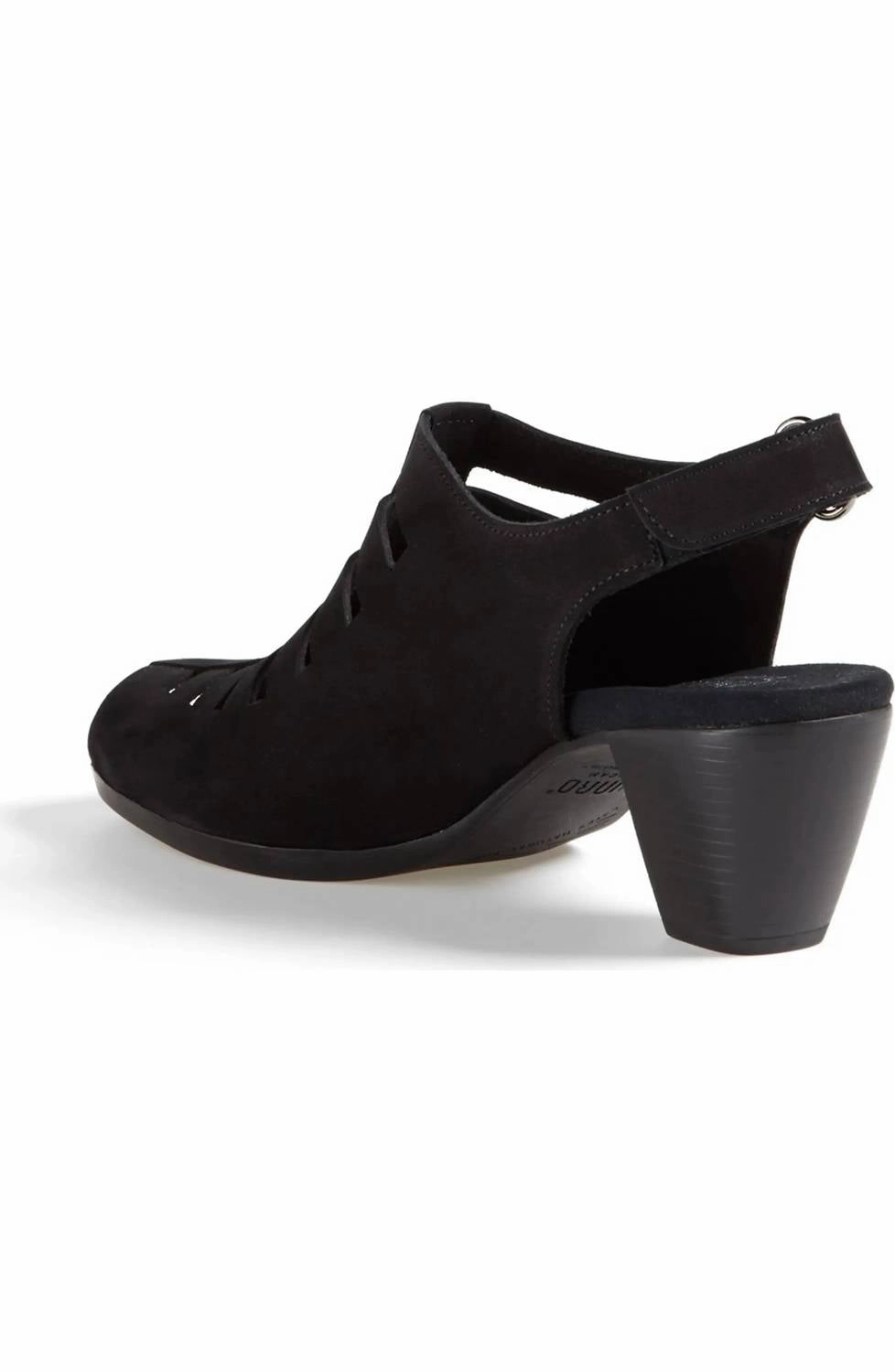 Abby Sandal In Black Nubuck