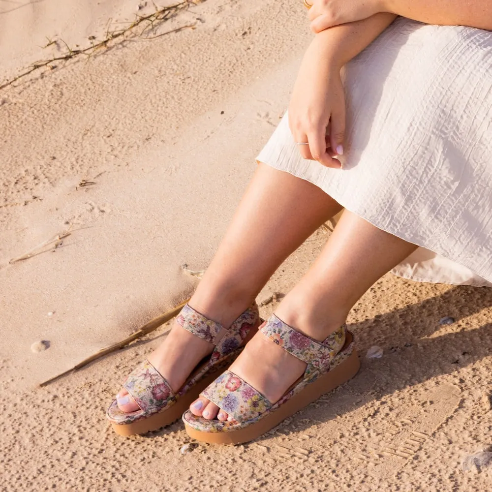 Abrilla Sandal - Beige/Pastel