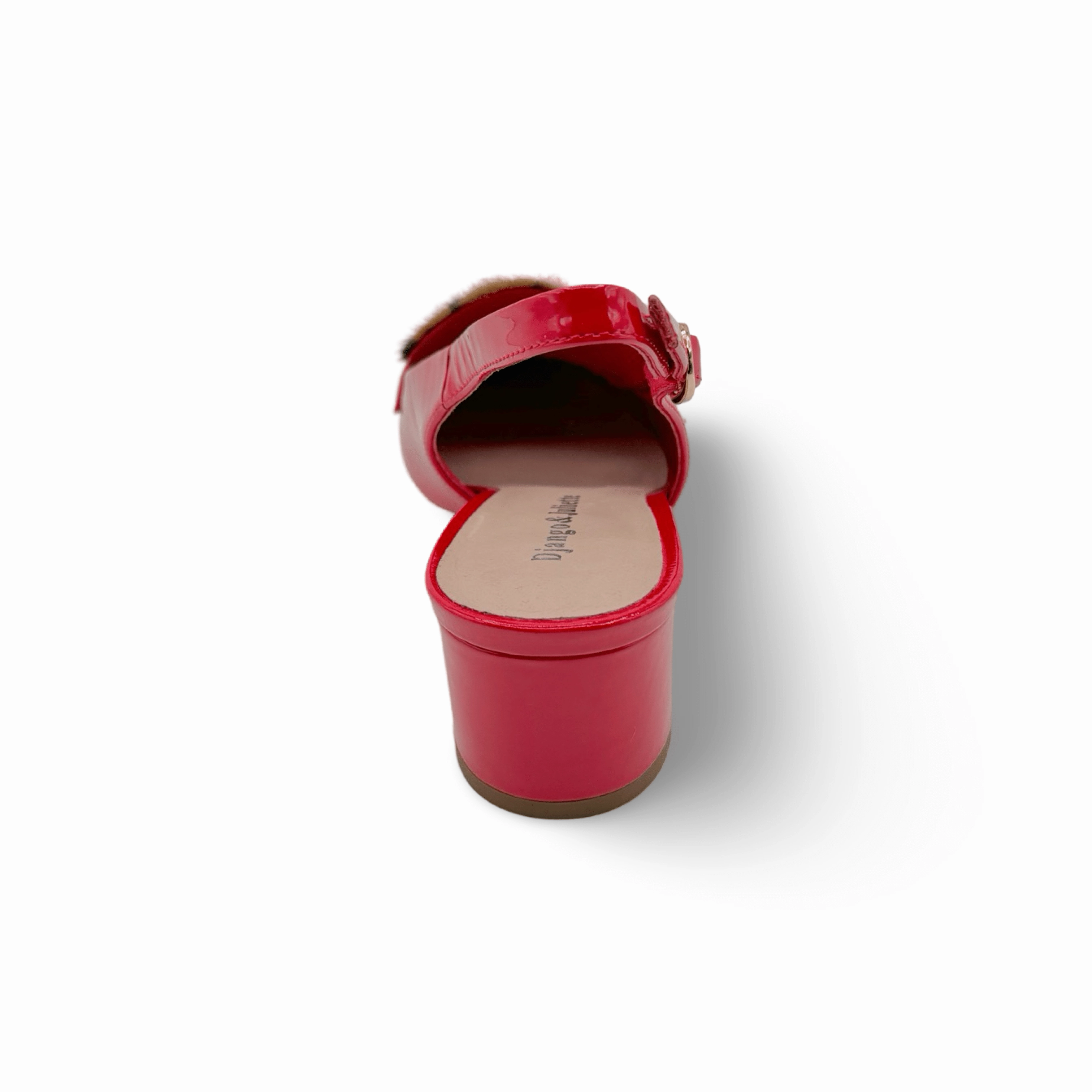 Aiday Red/Leopard Patent/Pony