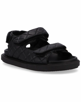 ALOHAS Hook-Loop Leather Sandal