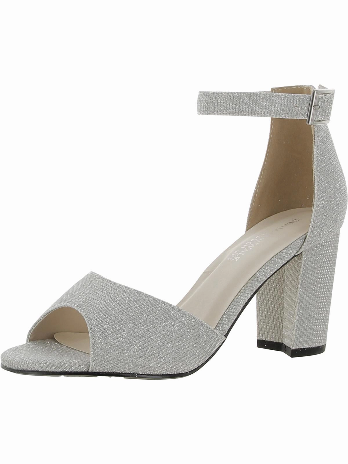Amaya Womens Glitter Heels Dress Sandals