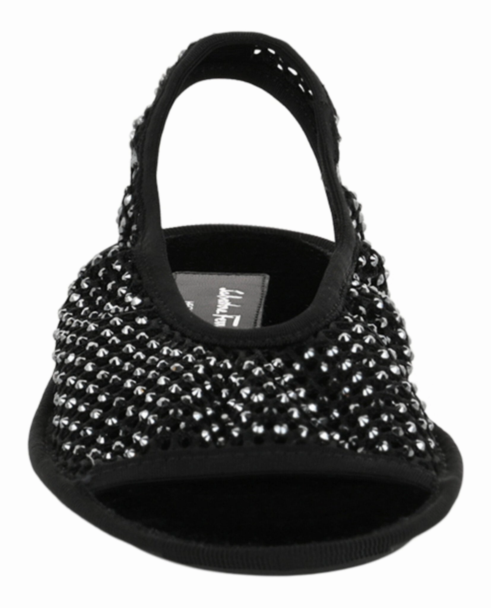 Anio Crystal Embellished Slingback Sandals