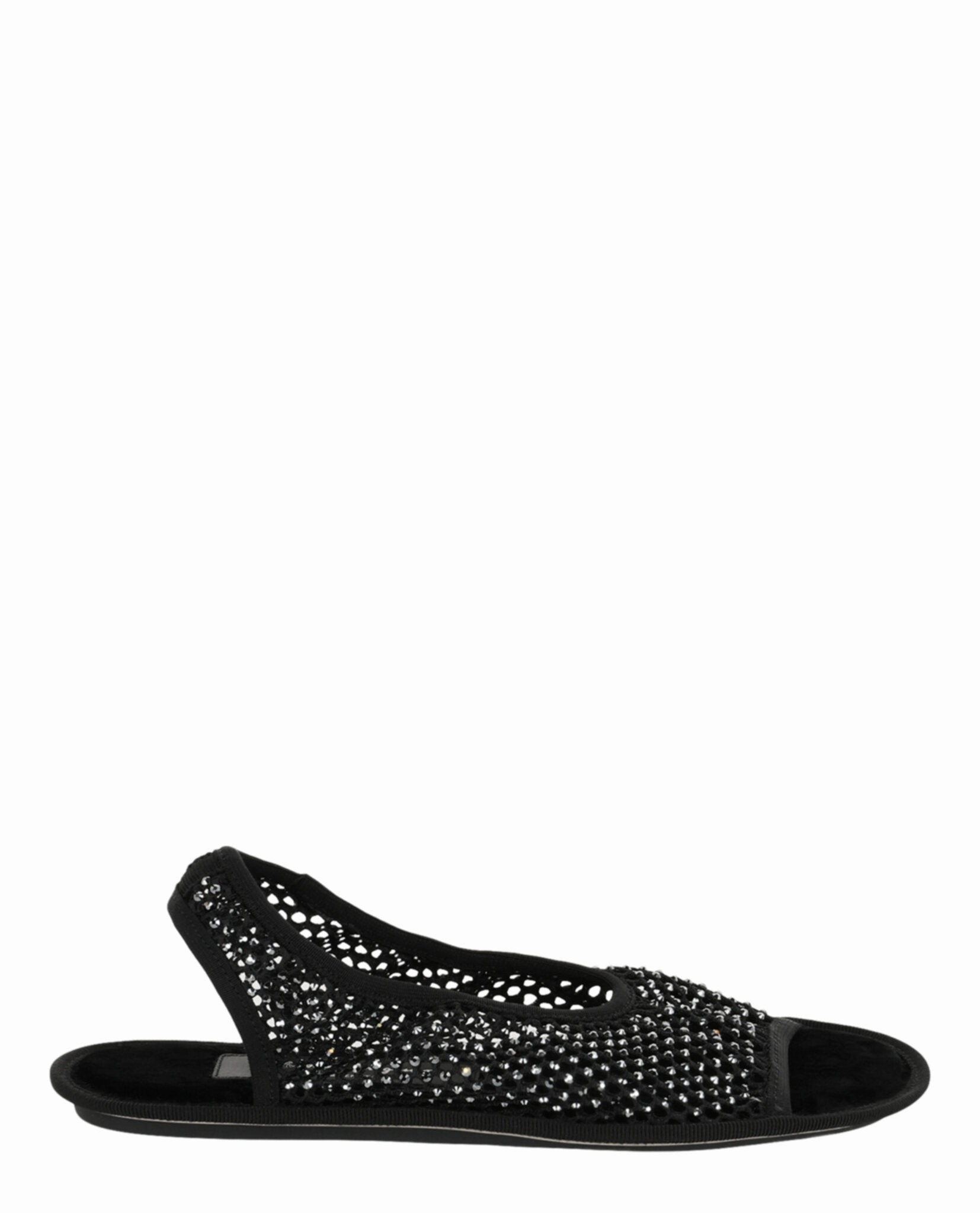 Anio Crystal Embellished Slingback Sandals