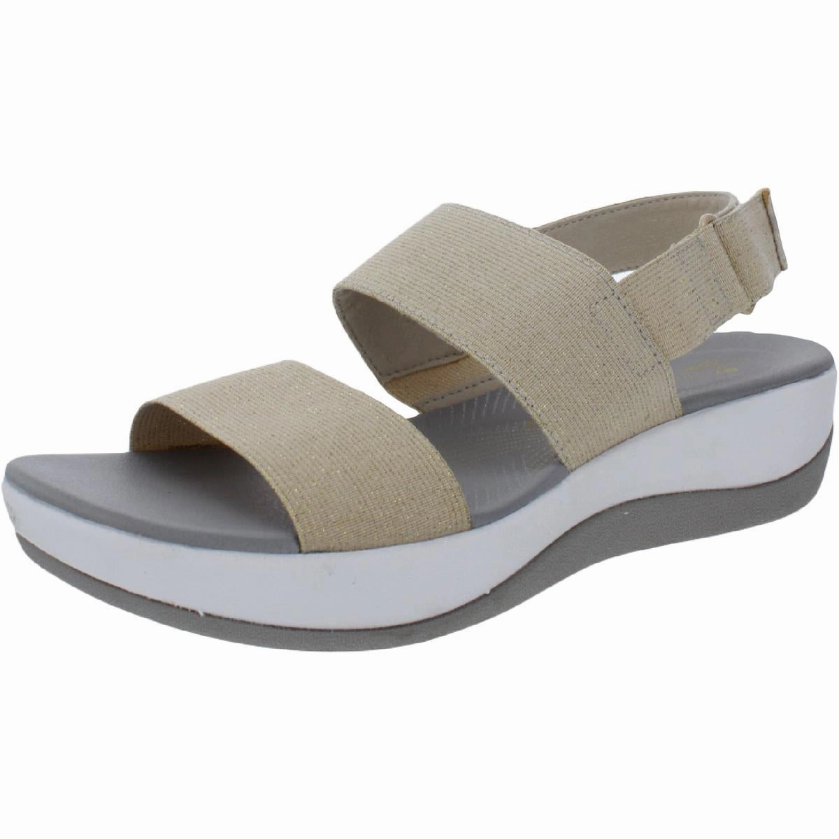 Arla Jacory Womens Open Toe Back Strap Wedge Sandals