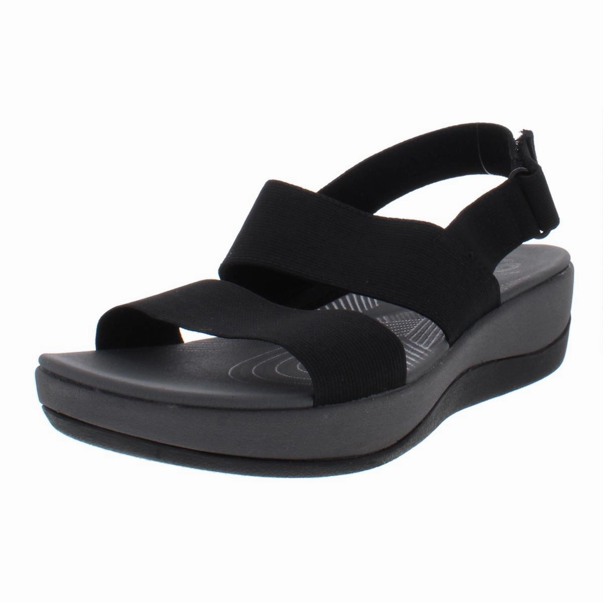 Arla Jacory Womens Open Toe Back Strap Wedge Sandals