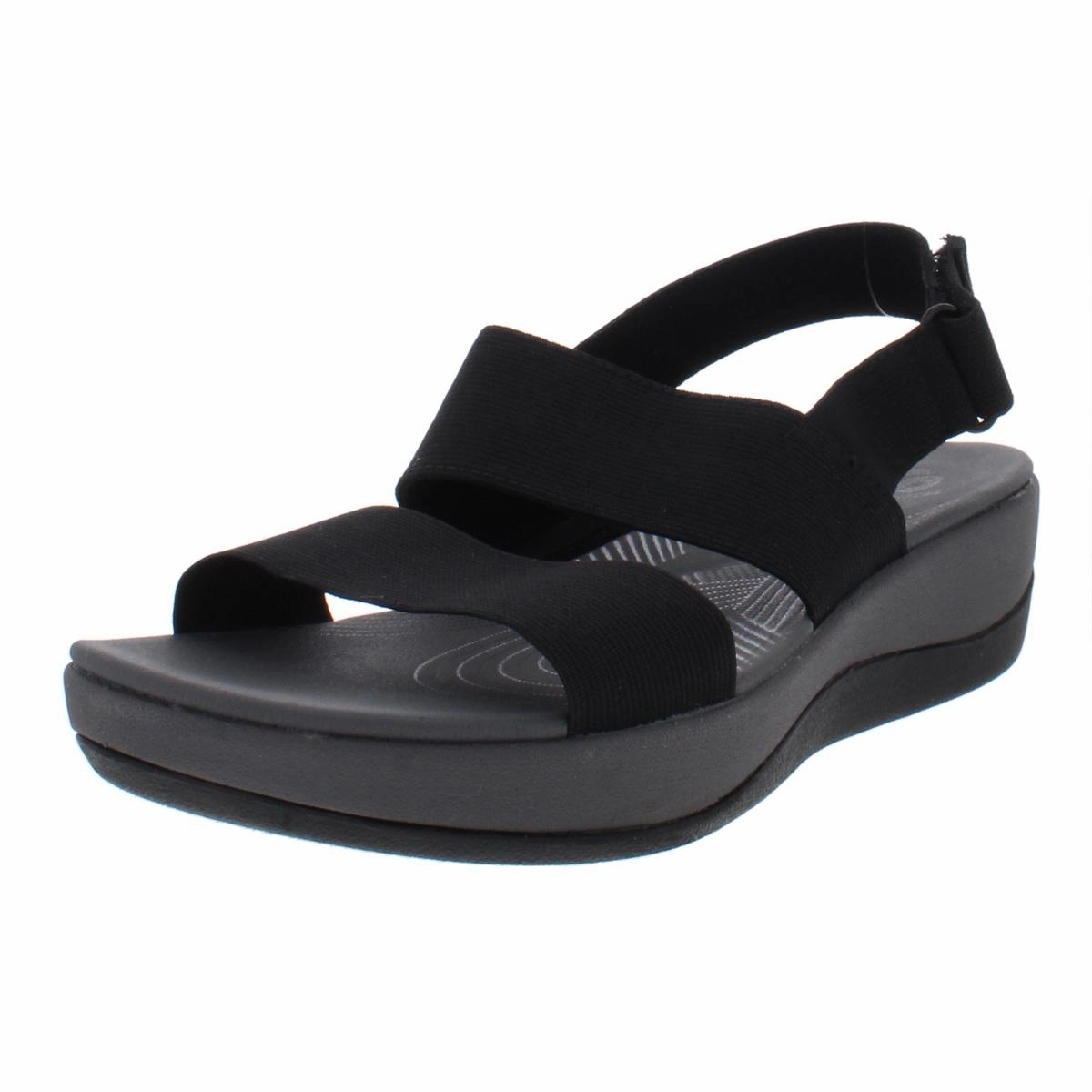 Arla Jacory Womens Open Toe Back Strap Wedge Sandals