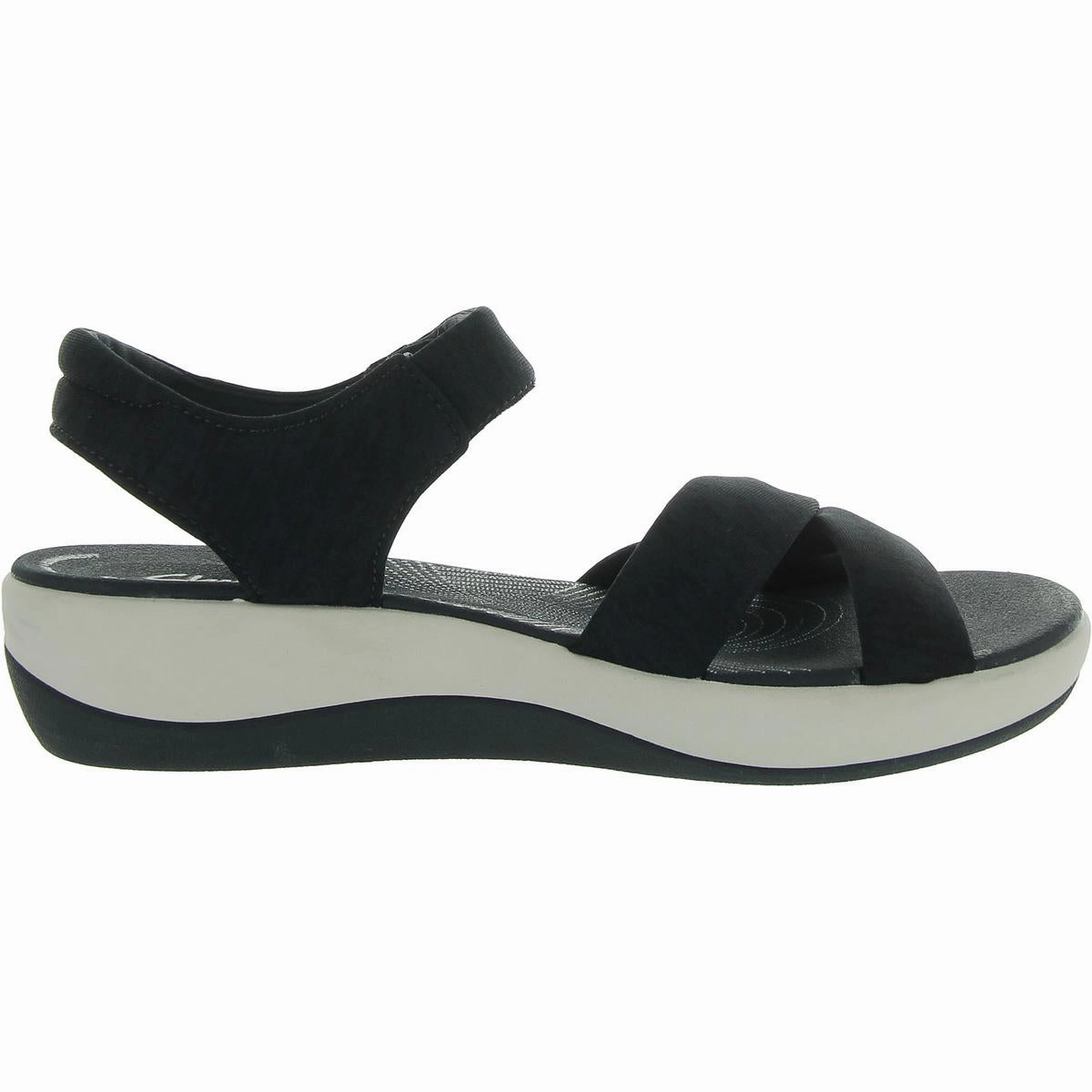 Arla Shore Womens Slip On Open Toe Ankle Strap