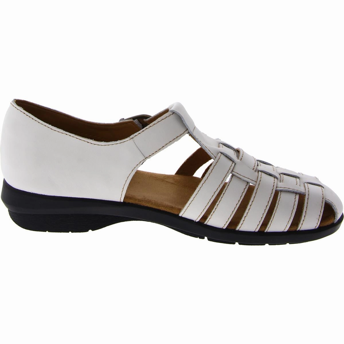 Aruba Womens Leather Slip On Flats