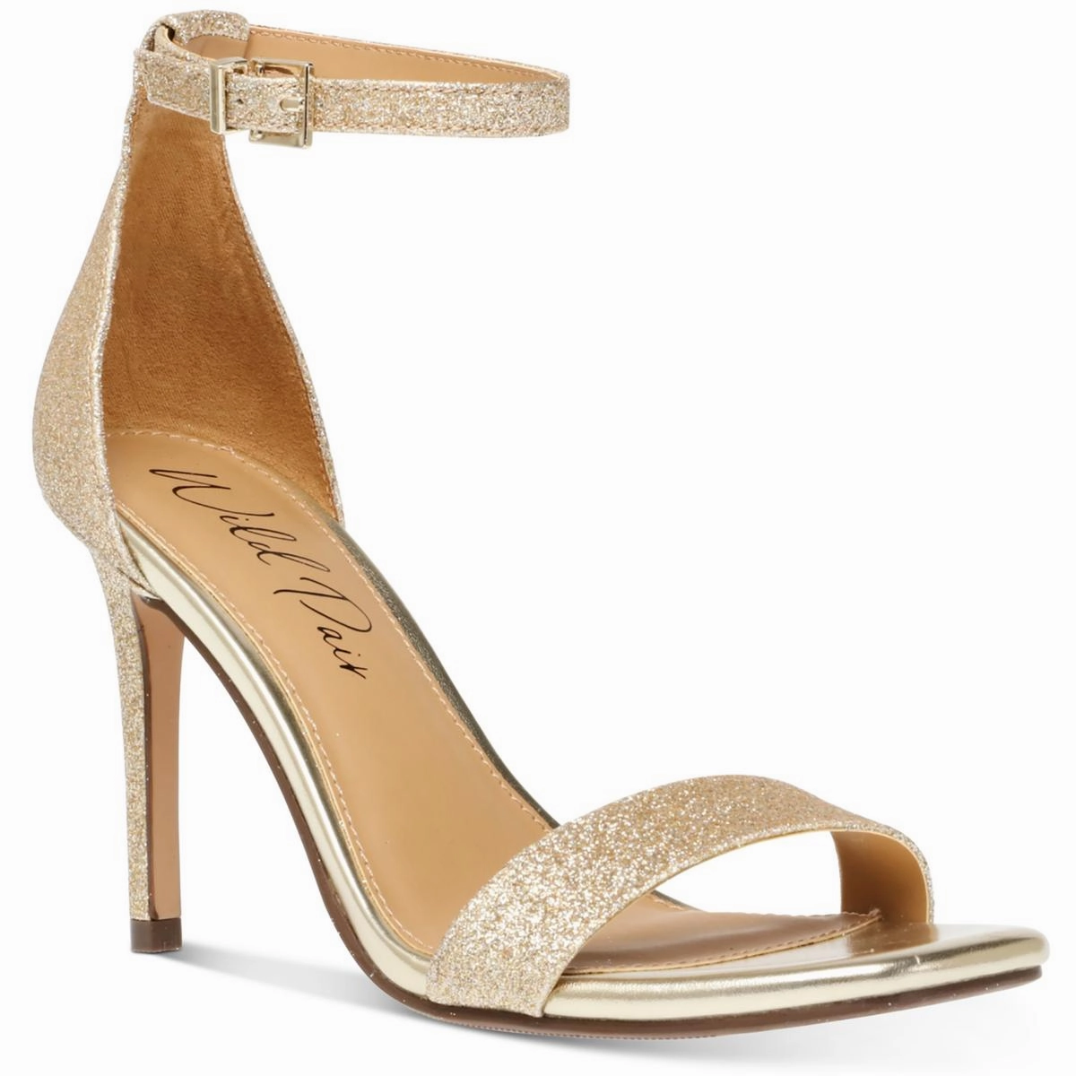 Bethie 2 Womens Glitter Man Made Heel Sandals