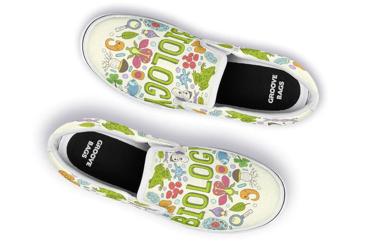 Biology Lovers Slip-On Shoes