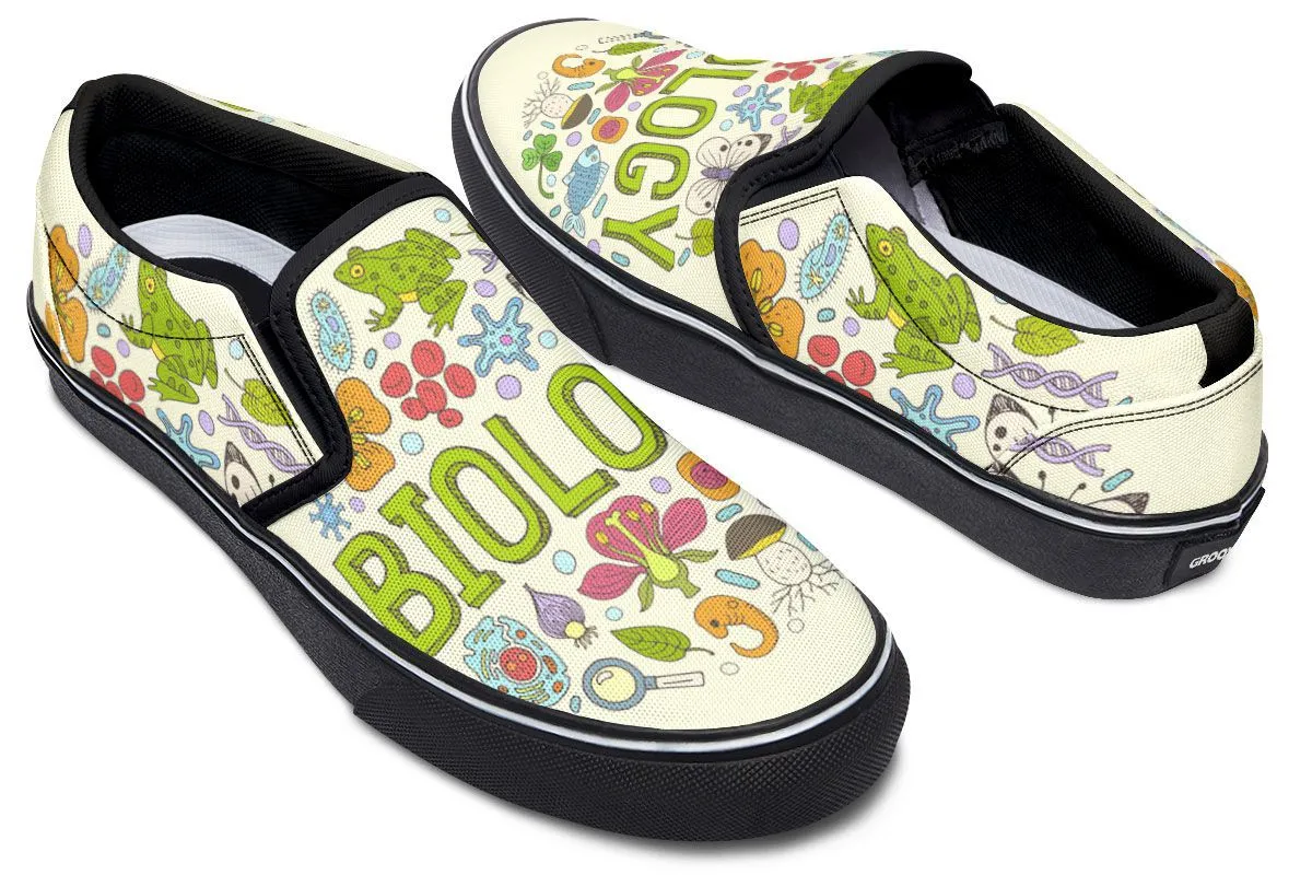 Biology Lovers Slip-On Shoes