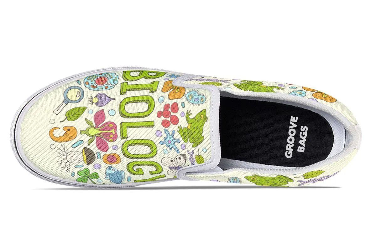 Biology Lovers Slip-On Shoes