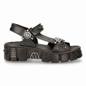 BIOS120-V1 Metallic Vegan Leather Sandals
