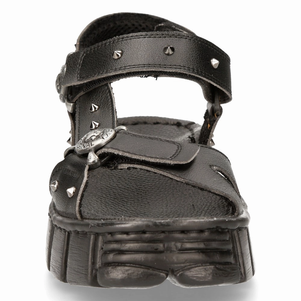 BIOS120-V1 Metallic Vegan Leather Sandals