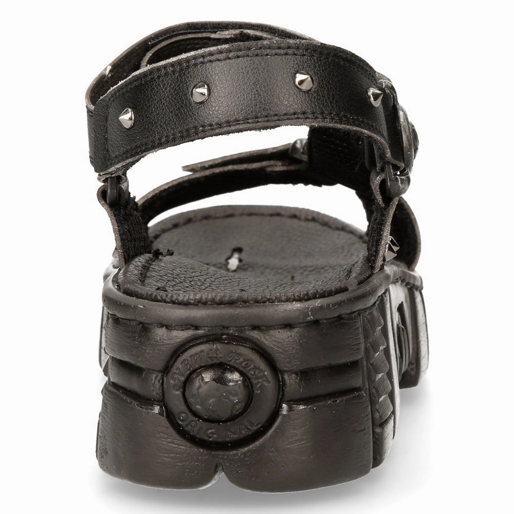BIOS120-V1 Metallic Vegan Leather Sandals