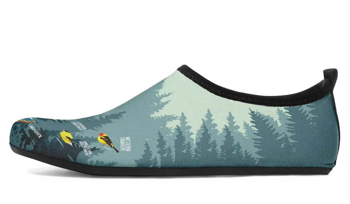 Bird Watching Aqua Barefoot Shoes