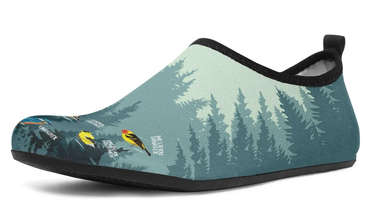 Bird Watching Aqua Barefoot Shoes