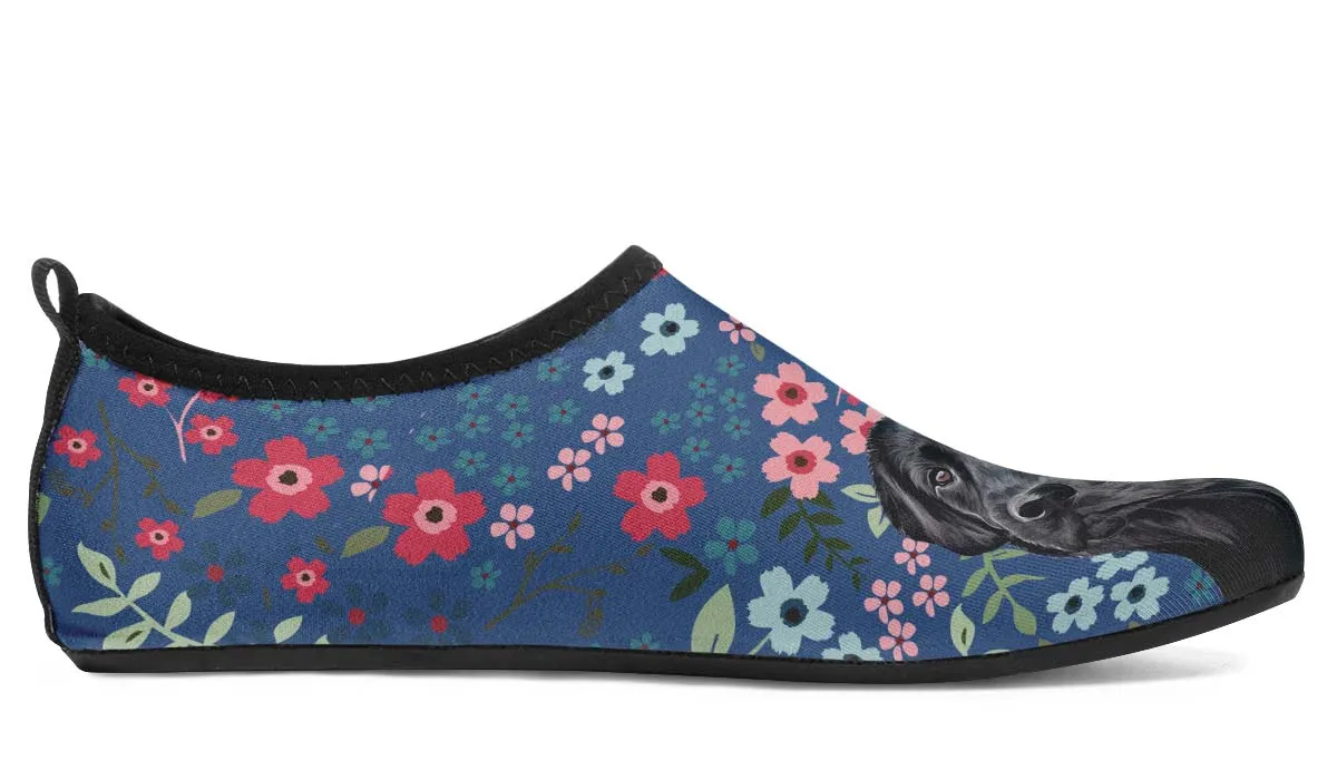 Black Lab Sweetheart Aqua Barefoot Shoes