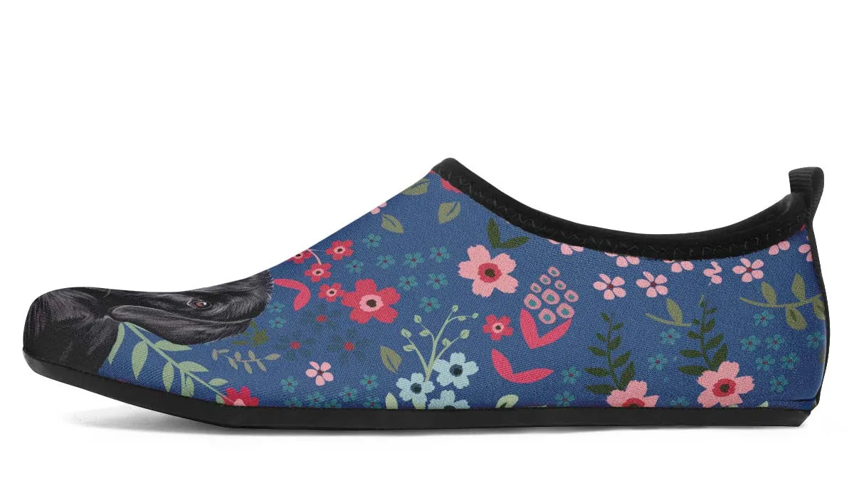Black Lab Sweetheart Aqua Barefoot Shoes