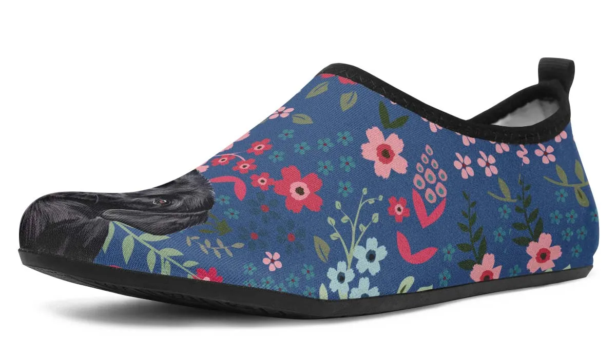 Black Lab Sweetheart Aqua Barefoot Shoes