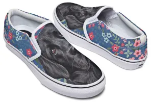Black Lab Sweetheart Slip-On Shoes