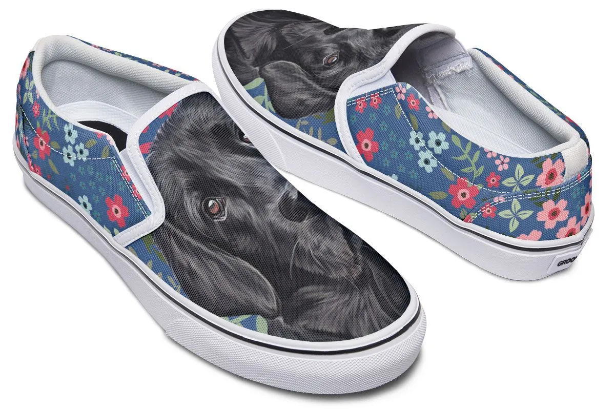 Black Lab Sweetheart Slip-On Shoes