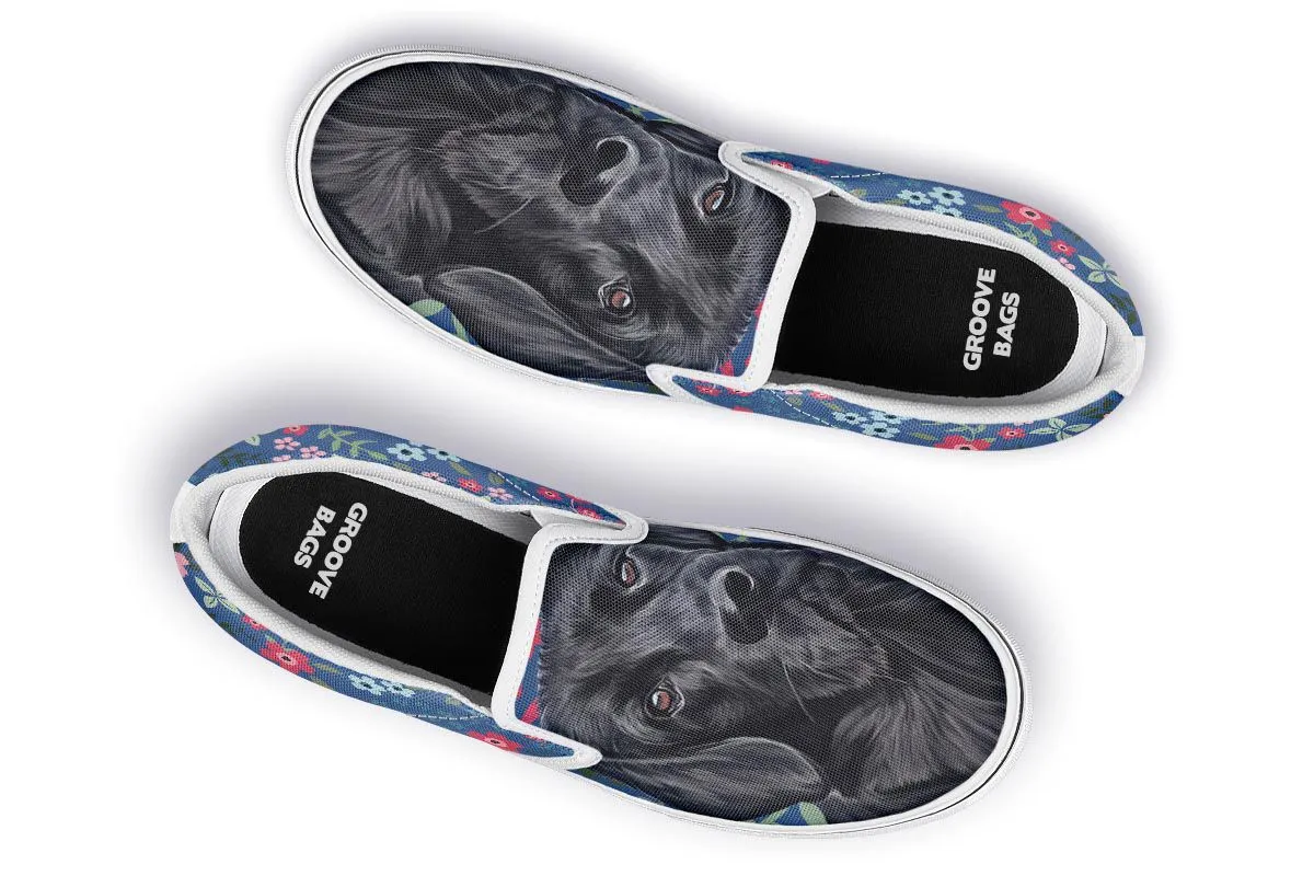 Black Lab Sweetheart Slip-On Shoes