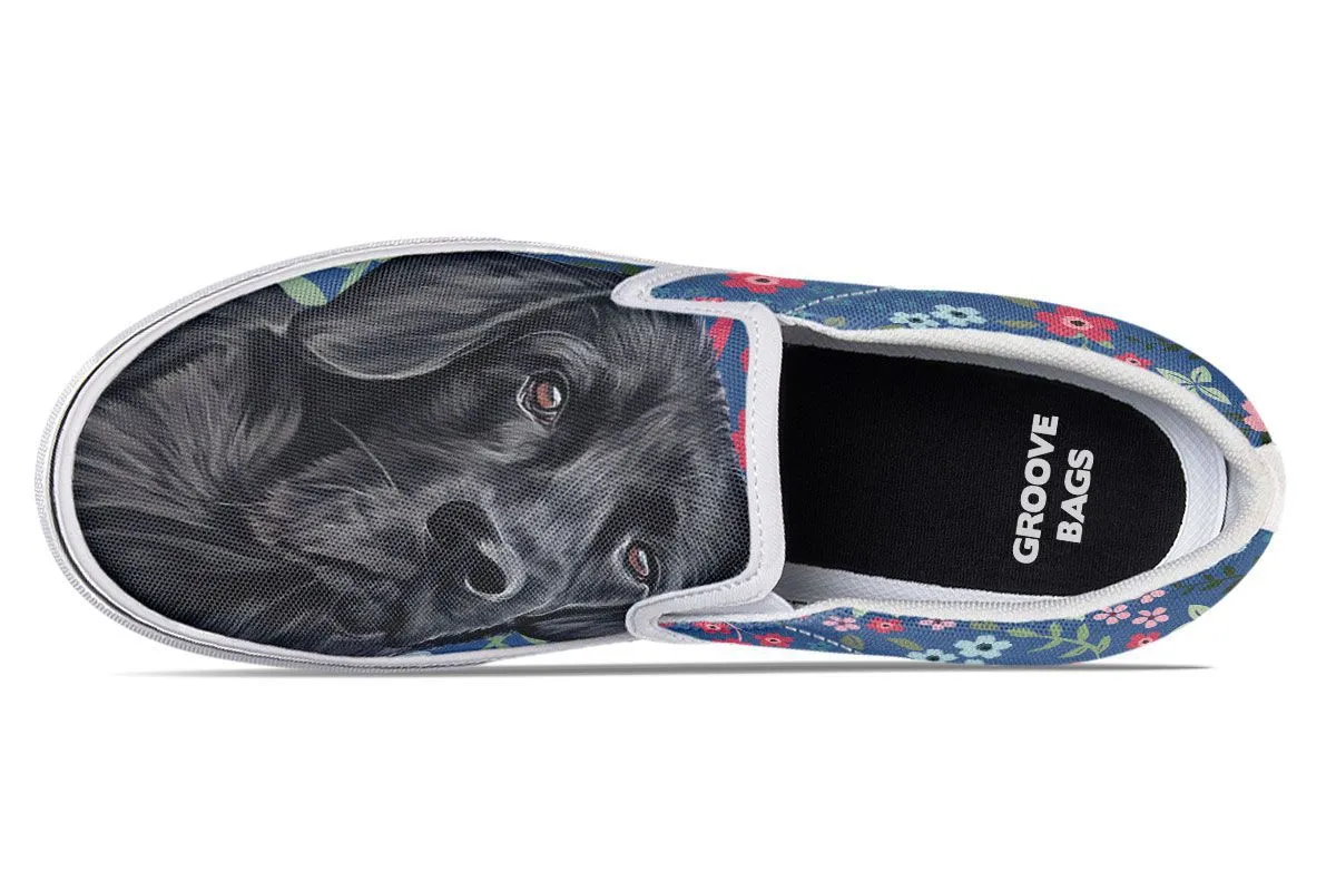 Black Lab Sweetheart Slip-On Shoes