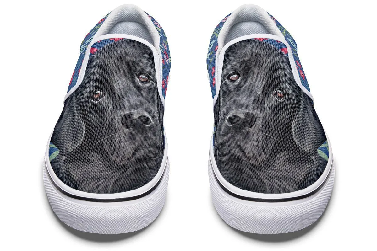 Black Lab Sweetheart Slip-On Shoes
