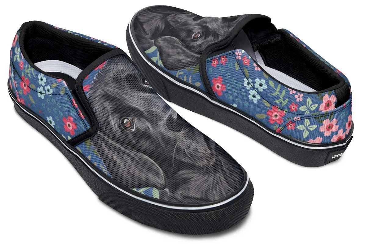 Black Lab Sweetheart Slip-On Shoes