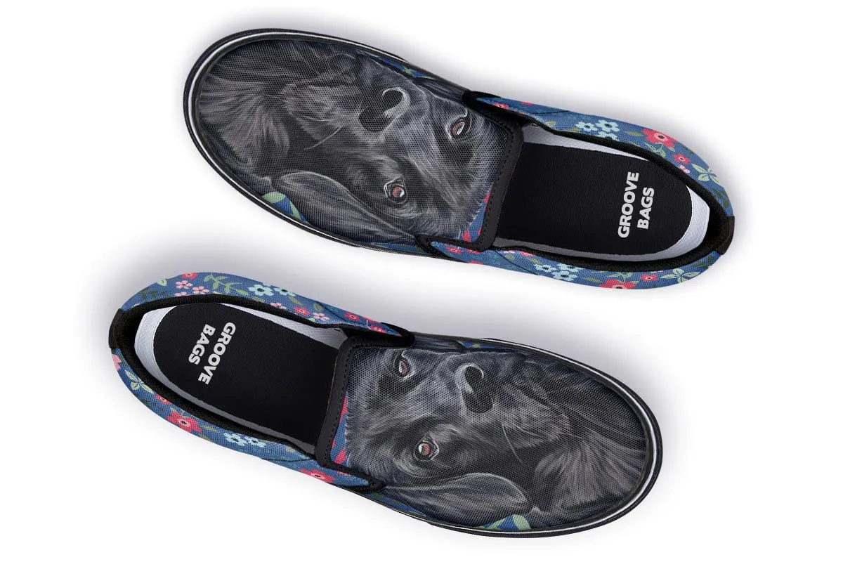 Black Lab Sweetheart Slip-On Shoes