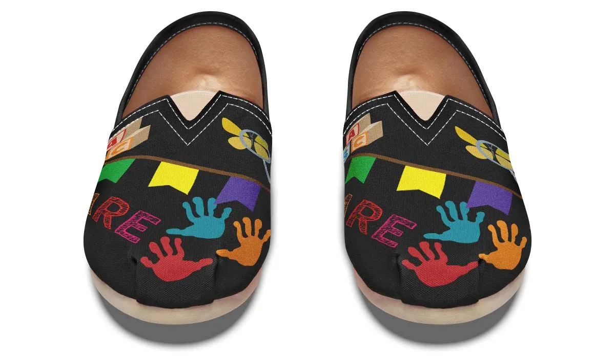 Blackboard Daycare Teacher Casual Shoes
