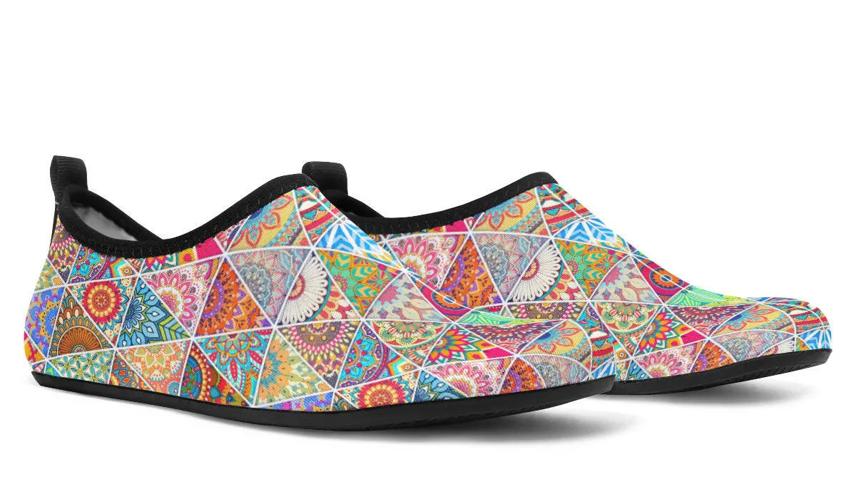 Bohemian Pattern Aqua Barefoot Shoes