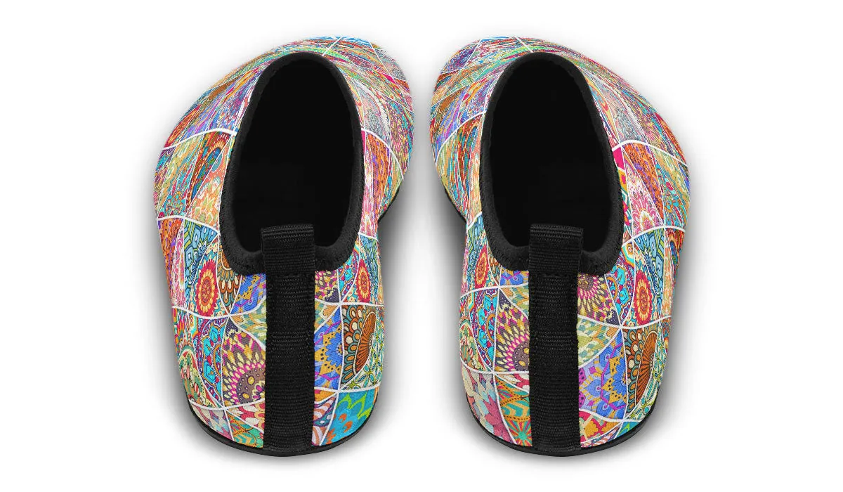 Bohemian Pattern Aqua Barefoot Shoes