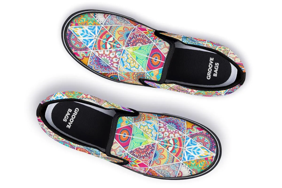 Bohemian Pattern Slip-On Shoes