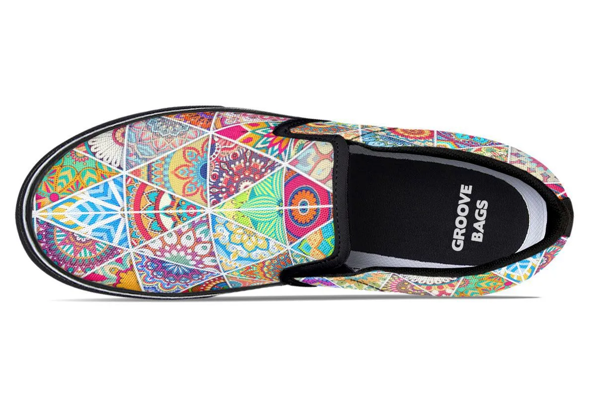 Bohemian Pattern Slip-On Shoes