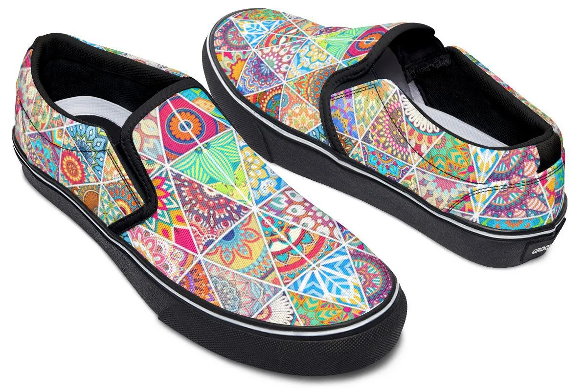 Bohemian Pattern Slip-On Shoes