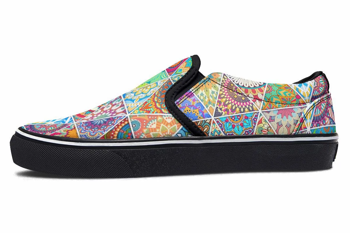 Bohemian Pattern Slip-On Shoes