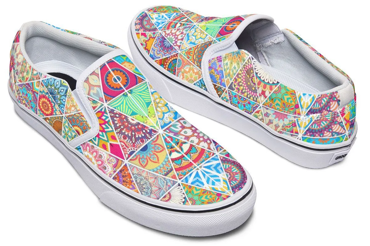 Bohemian Pattern Slip-On Shoes