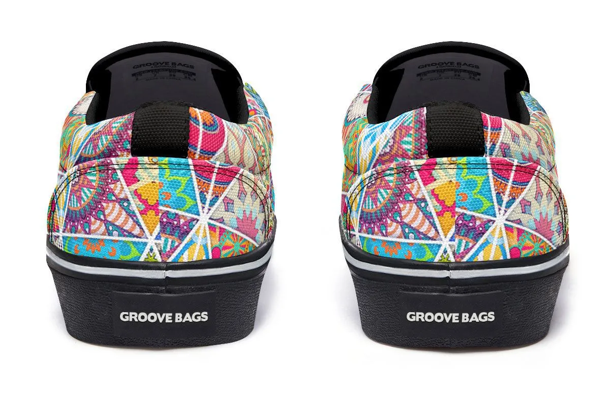 Bohemian Pattern Slip-On Shoes