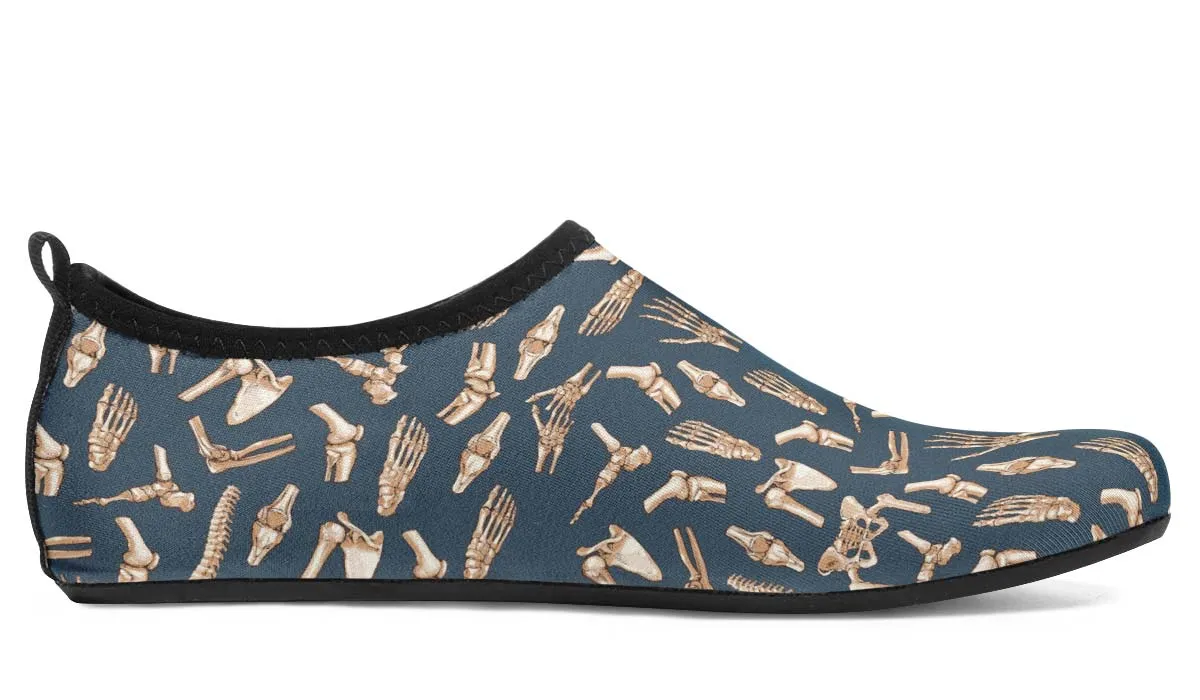 Bone Pattern Aqua Barefoot Shoes