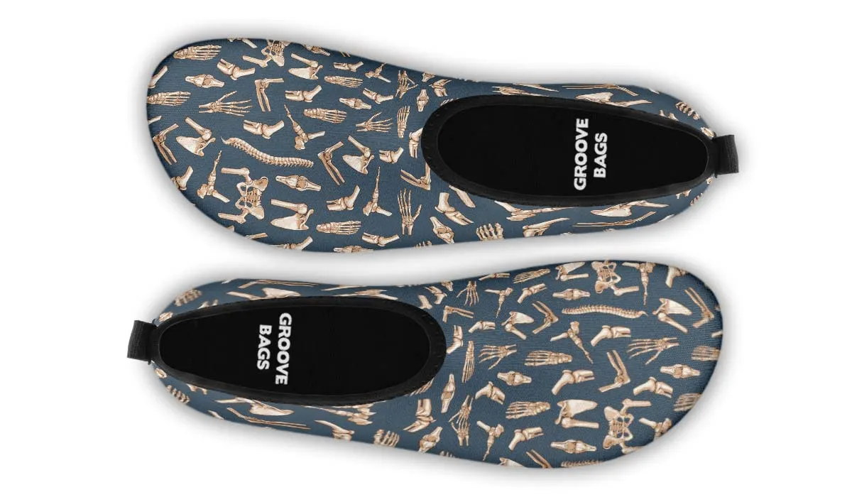 Bone Pattern Aqua Barefoot Shoes
