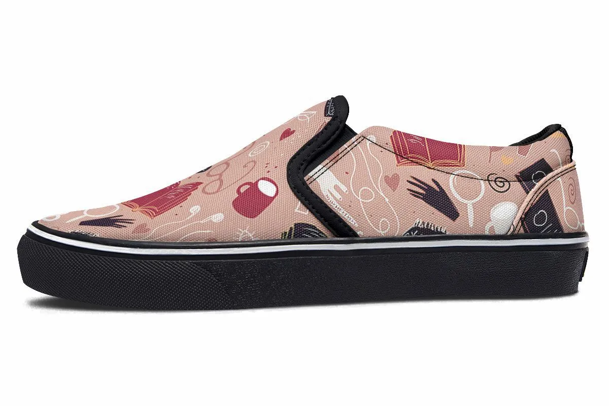 Book Love Slip-On Shoes
