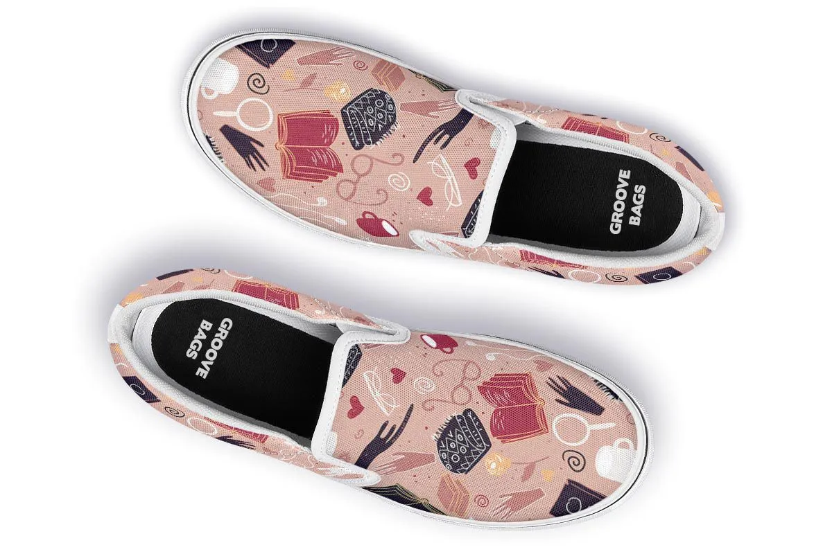 Book Love Slip-On Shoes